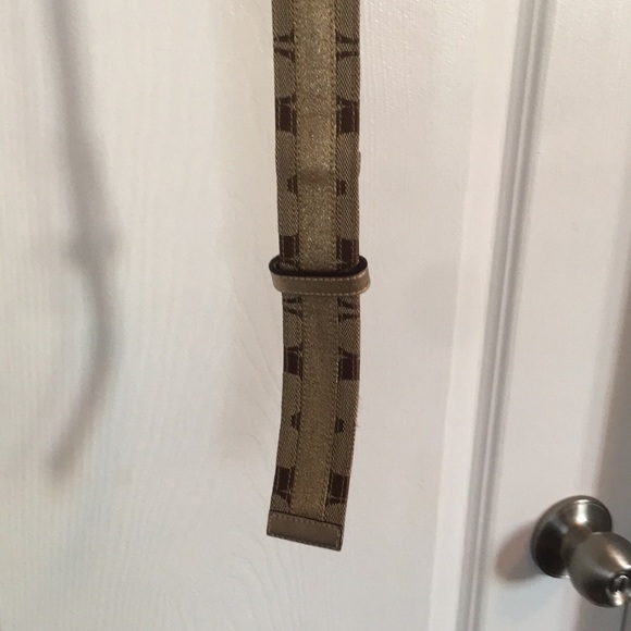 Coach Gold and Tan small belt - Picture 3 of 5